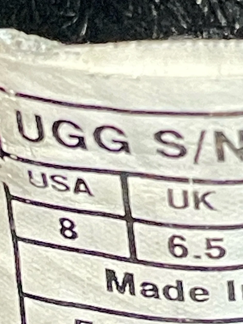 UGG Women's Bailey Bow II Black Shearling Boots Size 8